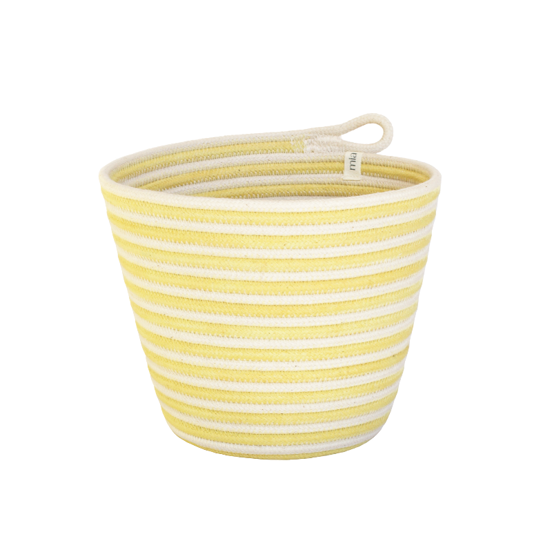 Planter - Banana Yellow Swirl (full) (BSK117147W) Main Image