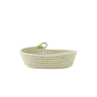 Petite Oval Basket - Pistachio Green Soft Serve Sprinkles (BSK103212PDW-XXS)