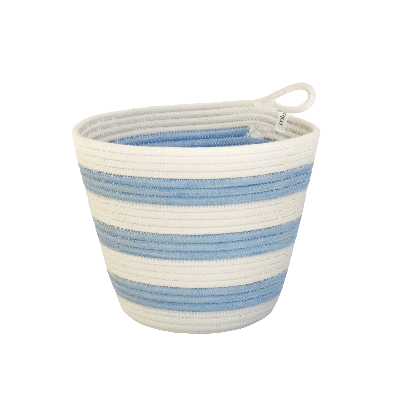 Planter - Bubblegum Blue Striped (BSK117169W) Main Image