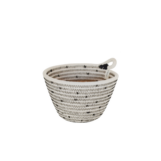 Petite Planter (XXS)- Black Polka-Dot (BSK11711PDW-XXS)