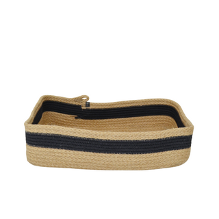 Rectangular Basket - Jute & Charcoal (full) (BSK1248597W-M)