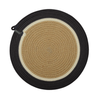 Placemat - Charcoal Jute Jungle A (BSK1129681AW)