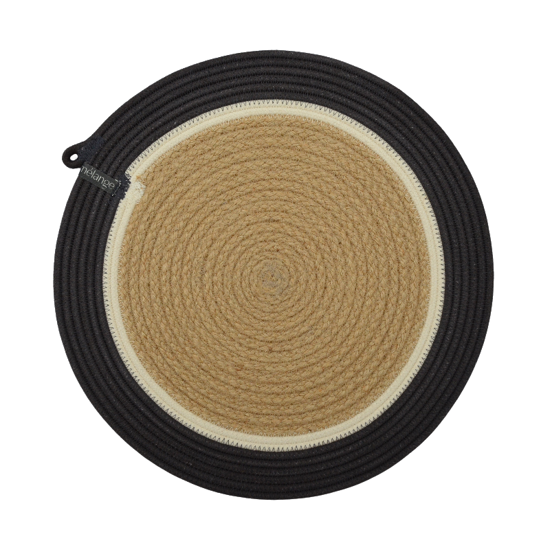 Placemat - Charcoal Jute Jungle A (BSK1129681AW) Main Image