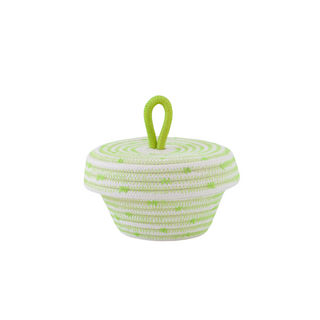 Petite Lidded Basket - Pistachio Green Soft Serve Sprinkles (BSK118210PDW-XS)