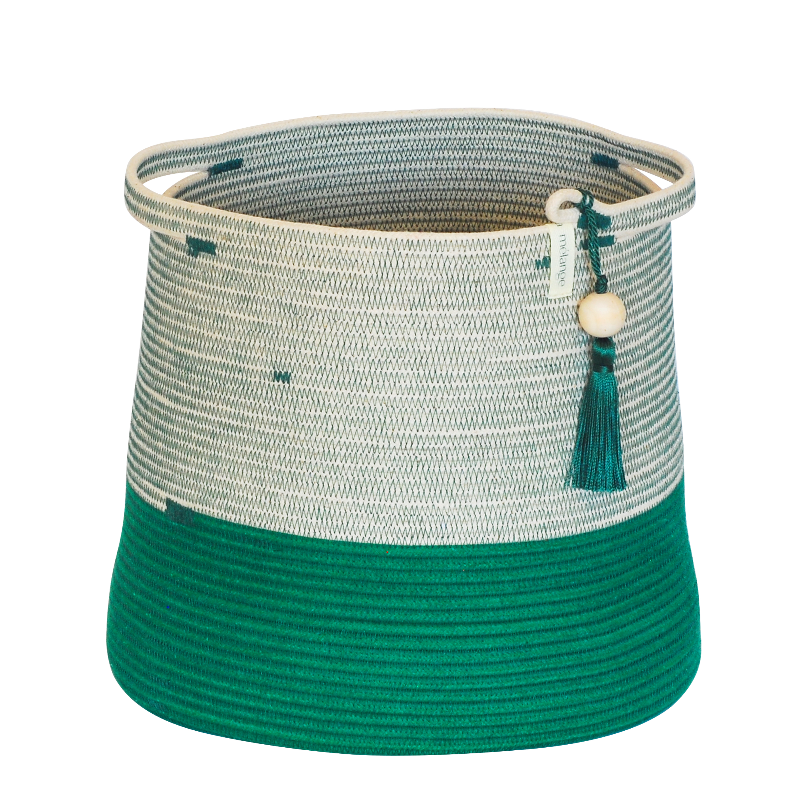 Conical Basket - Green Block (BSK129100W) Main Image