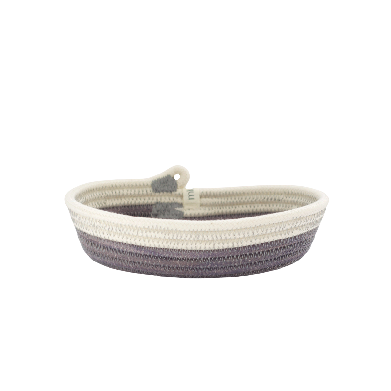 Petite Oval Basket (XXS) - Grey Fruit Pastilles (BSK10383W-XXS) Main Image