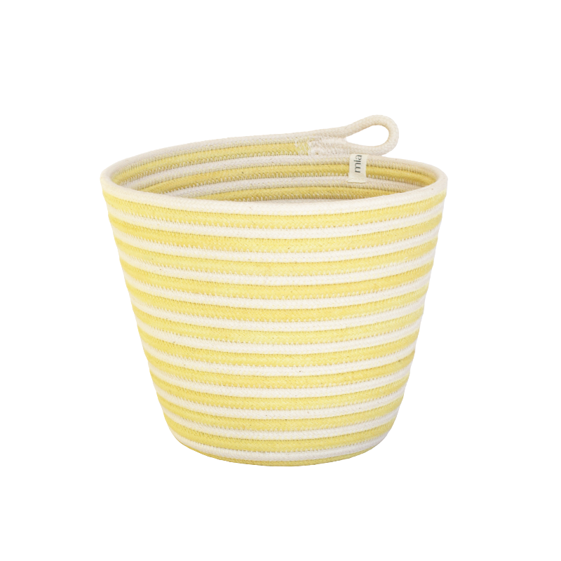 Planter - Banana Yellow Swirl (full) (BSK117147W) Main Image