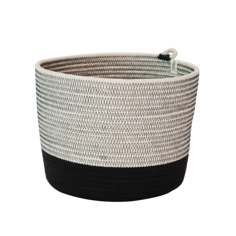 Cylinder Basket - Liquorice (BSK10420W) Main Image