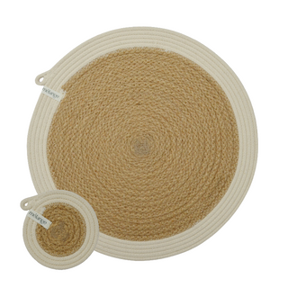 Placemats & Coasters - Jute Jungle (set of 4 each) (BSK11213096W)