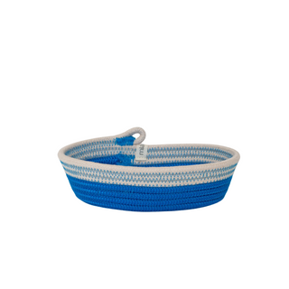 Petite Oval Basket - Ocean Blue (BSK103411W-XXS)