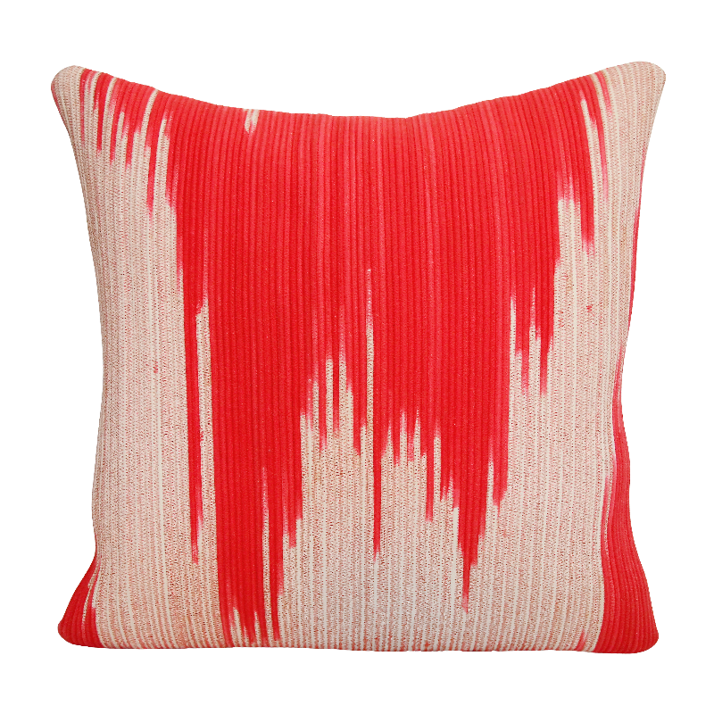 Scatter Cushion - Coral Ikat (SCC1075W) Main Image