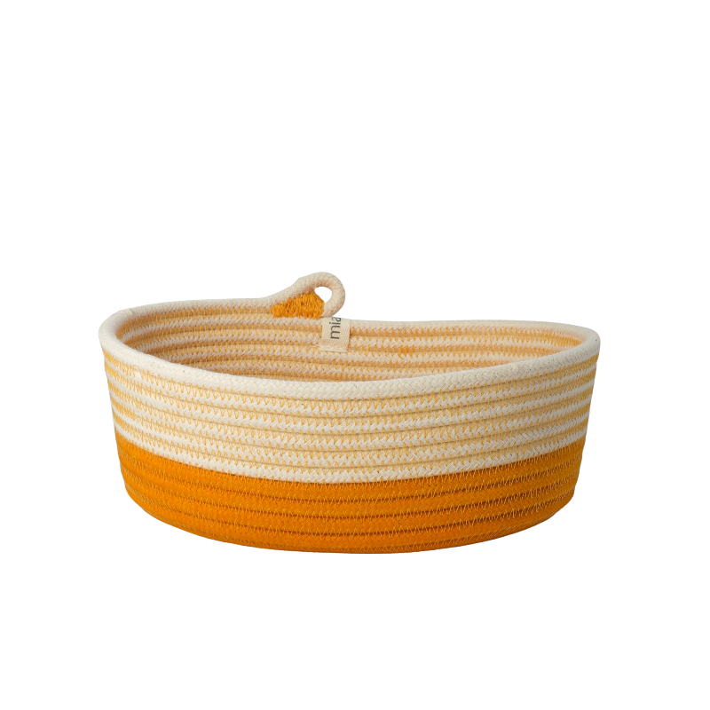 Essential Oval Basket (XS) - Mustard Fruit Pastilles (BSK103361W-XS) - Copy 1 Main Image