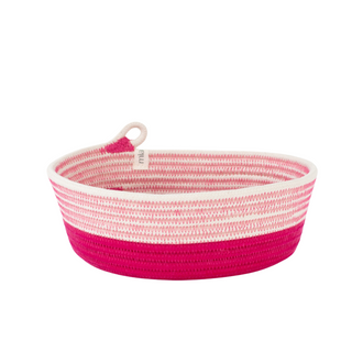 Essential Oval Basket (XS) -  Fuchsia Fruit Pastilles (BSK103381W-XS)