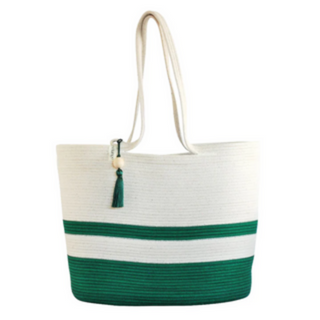 Shopper Bag - Green Block (BSK109103W)