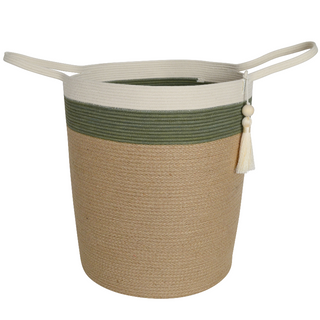 Floor Basket - Olive Jute Jungle (BSK10696407W)