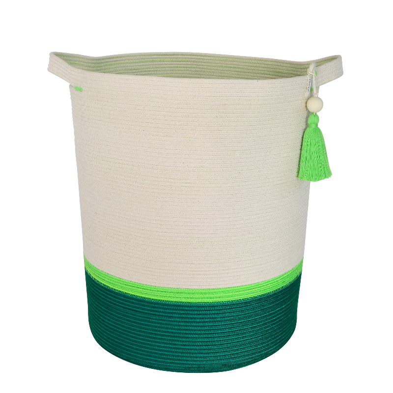 CSS Floor Basket L - Green & Neon Green (BSK106462452W-L) Main Image