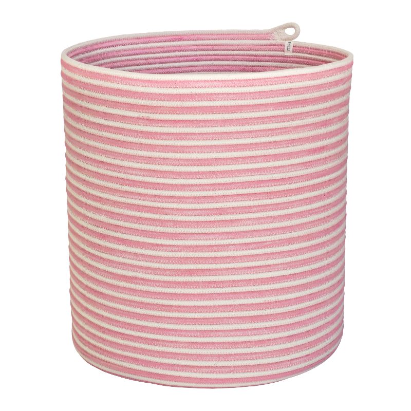 Cylinder Basket XLT - Strawberry Pink Swirl (full) (BSK104387W-XLT) Main Image