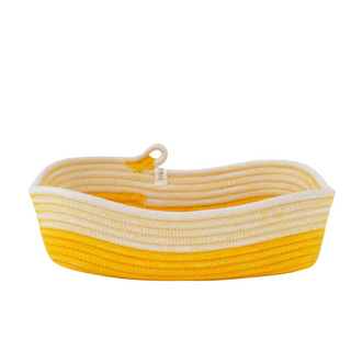 Rectangular Basket (S) - Yellow Fruit Pastilles (BSK124140W-S)