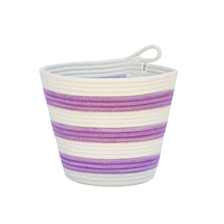 Planter - Berry Purple Striped (BSK117539W)