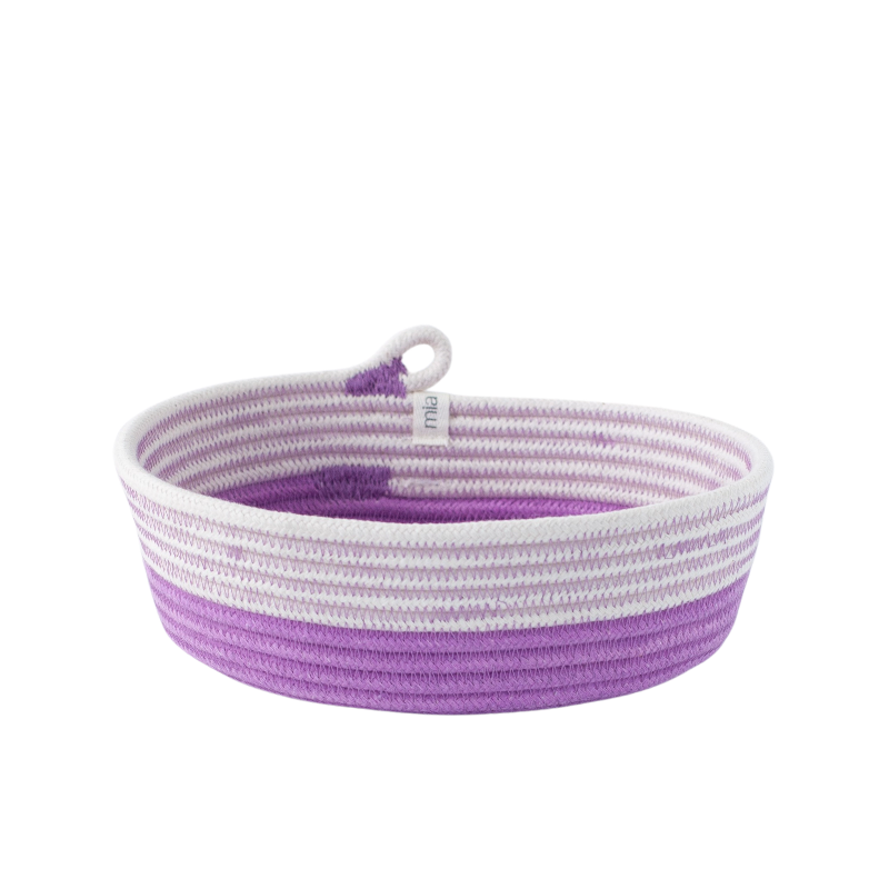 Essential Oval Basket (XS) - Berry Purple Soft Serve (BSK103535W-XS)