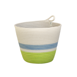 Planter - Pistachio Green & Bubblegum Blue Block (BSK117530W)