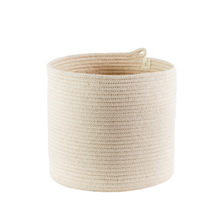 Cylinder Basket - Ivory (BSK10410W)