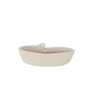 Petite Oval Basket (XXS) - Ivory (BSK10310W-XXS)