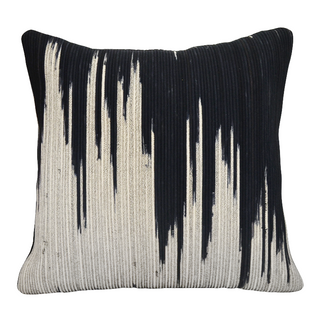 Scatter Cushion - Black Ikat (SCC1042W)