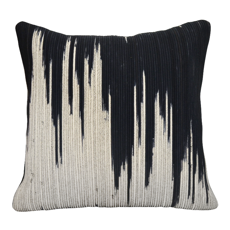 Scatter Cushion - Black Ikat (SCC1042W) Main Image