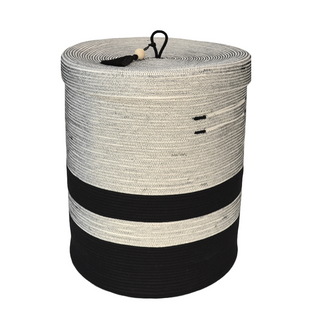 Lidded Laundry Basket - Liquorice (BSK12720W)