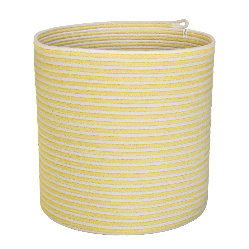 Cylinder Basket XLT - Banana Yellow Swirl (full) (BSK104147W) Main Image