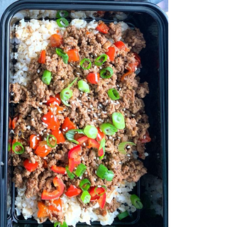 Asian Fusion Beef Bowl 