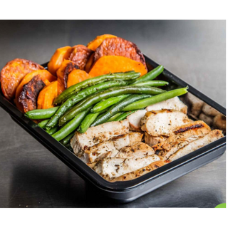 Lemon Pepper Chicken and Sweet Potatoes 