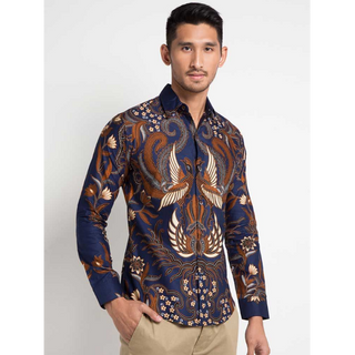 Baju Batik Pria Lengan Panjang