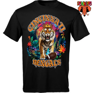 Cincinnati Bengals Colorful Jungle T-Shirt  - Thumbnail 2