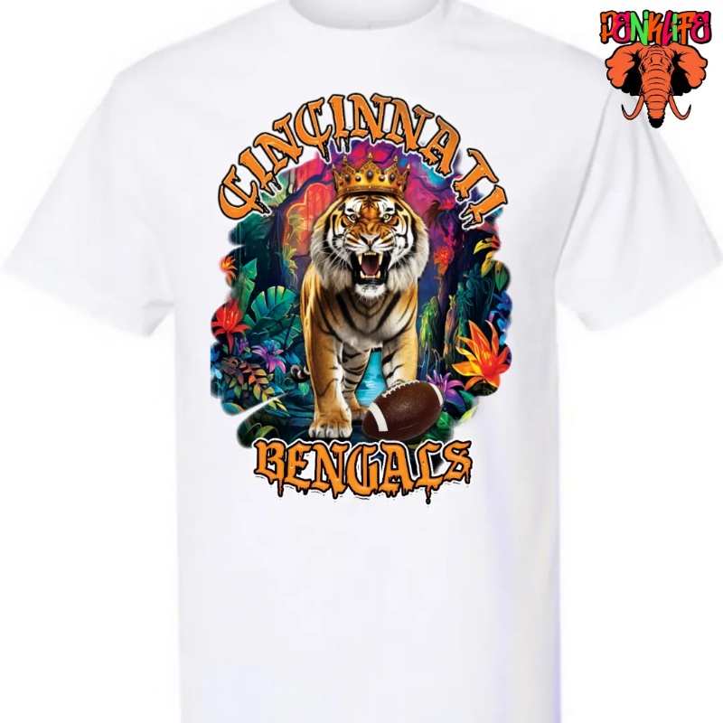 Cincinnati Bengals Colorful Jungle T-Shirt  Main Image