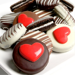 Chocolate Heart w/ Oreos