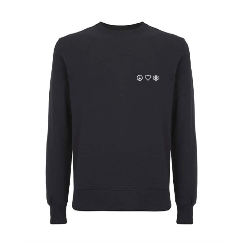 Sweater "Peace. Love. Flower."