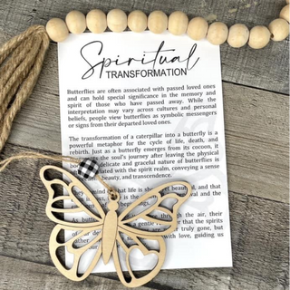 Butterfly Story Card Ornament