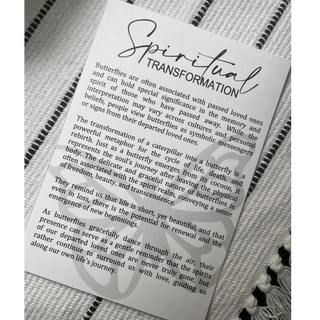Butterfly Story Card Ornament