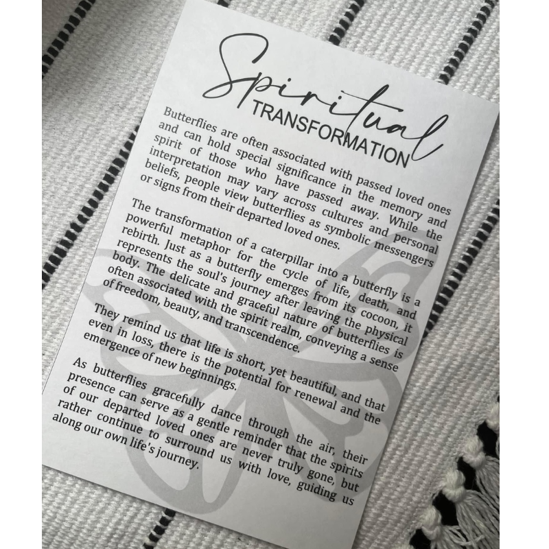 Butterfly Story Card Ornament