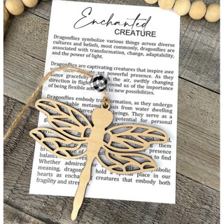 Dragon Fly Story Card Ornament 