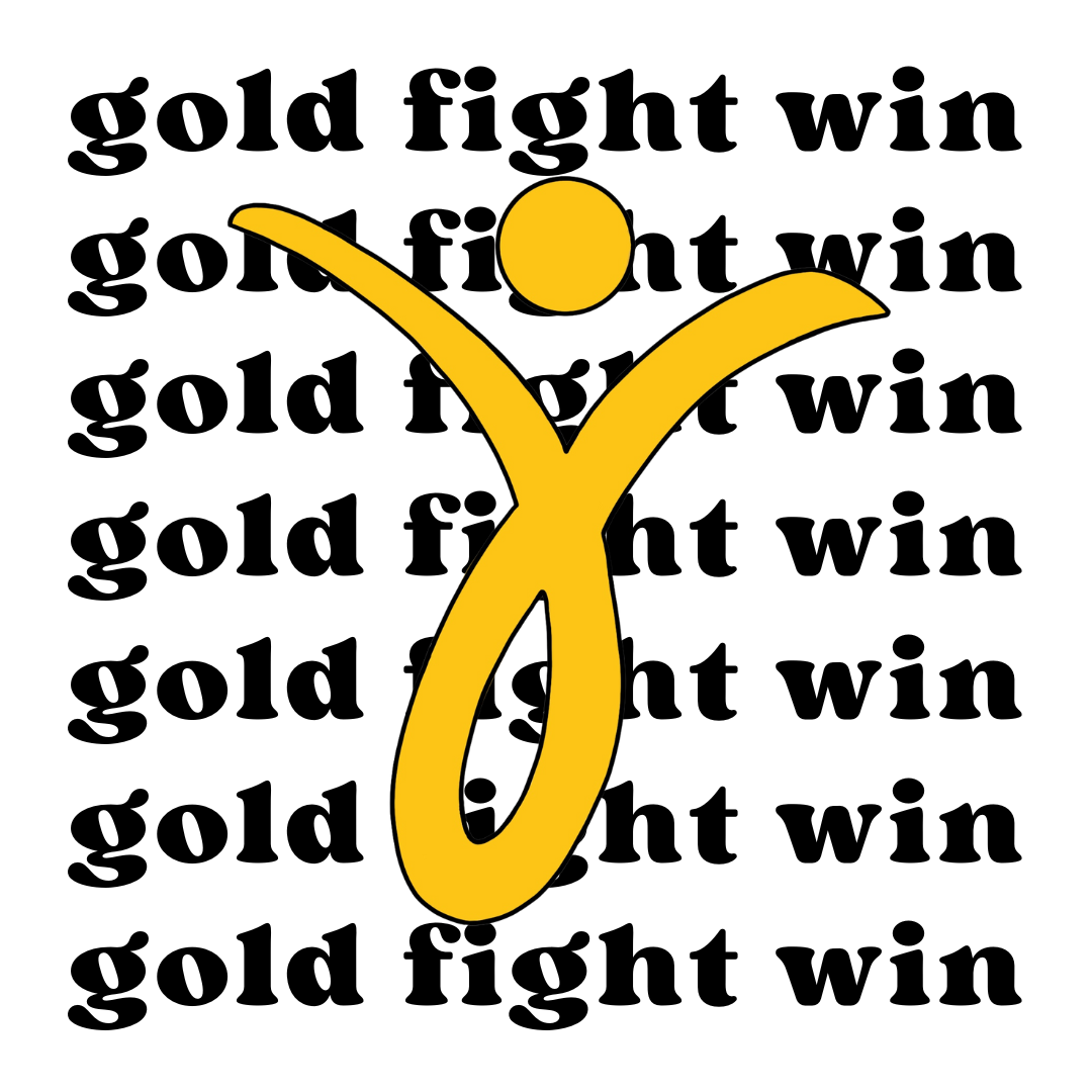 Gold Fight Win T-Shirt