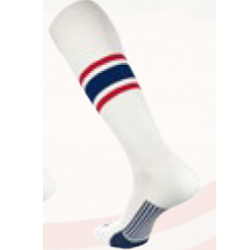 Dugout Series White/Scarlet/Navy Socks