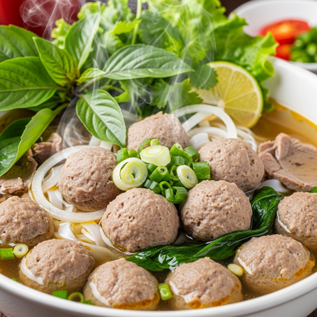 Beef Meatballs (Bò Viên) $17.00