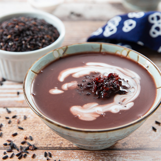 Red Bean and Black Glutinous Rice Dessert