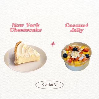 COMBO A - New York Cheesecake + Coconut Jelly