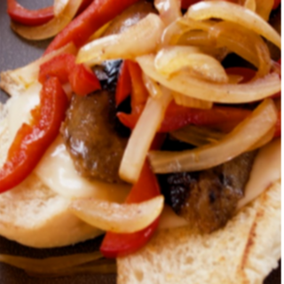 Italian Turkey Sausage Sandwich