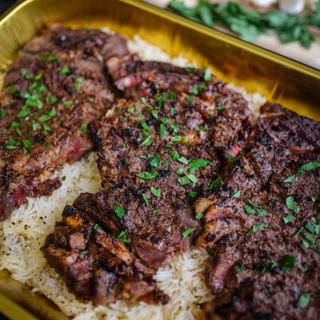 Shawarma Steak with Basmati Rice