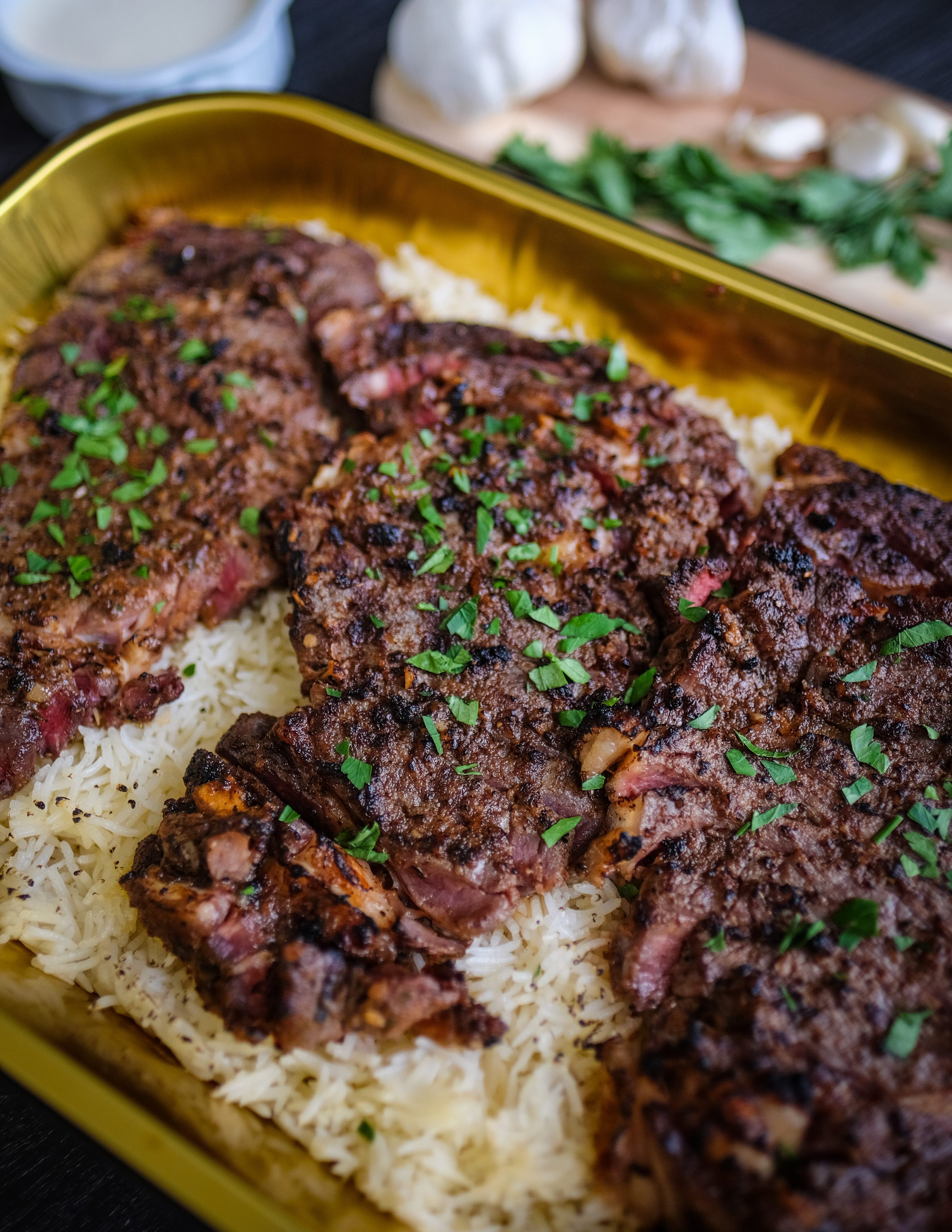 Shawarma Steak with Basmati Rice Main Image